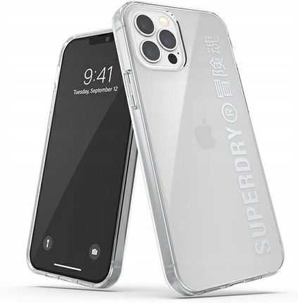 SuperDry Snap iPhone 12/12 Pro Clear Cas e (326efab2-79bb-4a81-9459-e92c6f16fcf3)