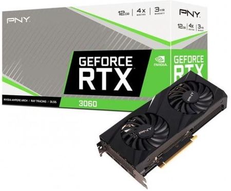 PNY GeForce RTX 3060 DUAL FAN 12GB GDDR6 (VCG306012DFBPB1)