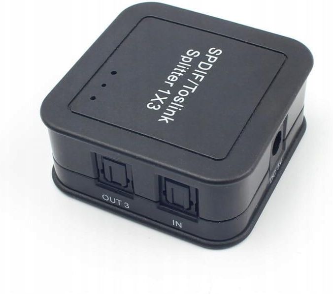 Splitter Optique Toslink 1 Entrée 3 Sorties - SPDIF Numérique - Compatible DTS Et PCM 5.1 - Avec Câble