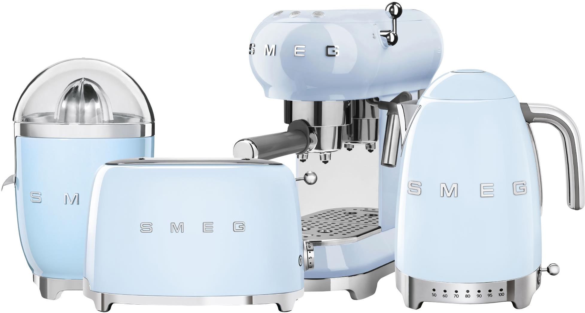 Zestaw AGD Smeg Zestaw TSF01PBEU + KLF04PBEU + ECF01PBEU + CJF01PBEU ...