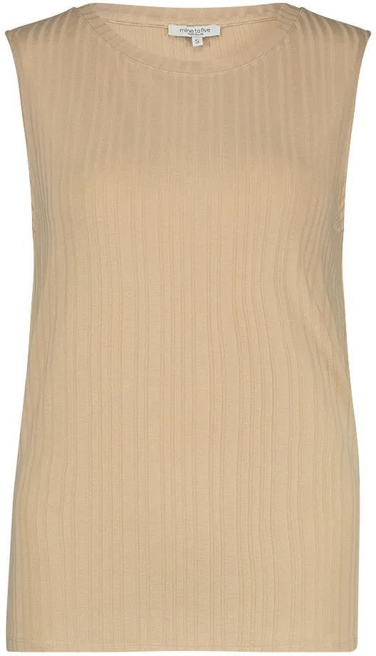 TOM TAILOR Top Donna A Righe Con Dettaglio Cravatta - Maniche Corte Scollo Rotondo - Cotone Biologico - Vestibilità Ampia