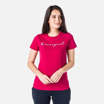 T-Shirt ROSSIGNOL W Logo Rossi Tee różowy