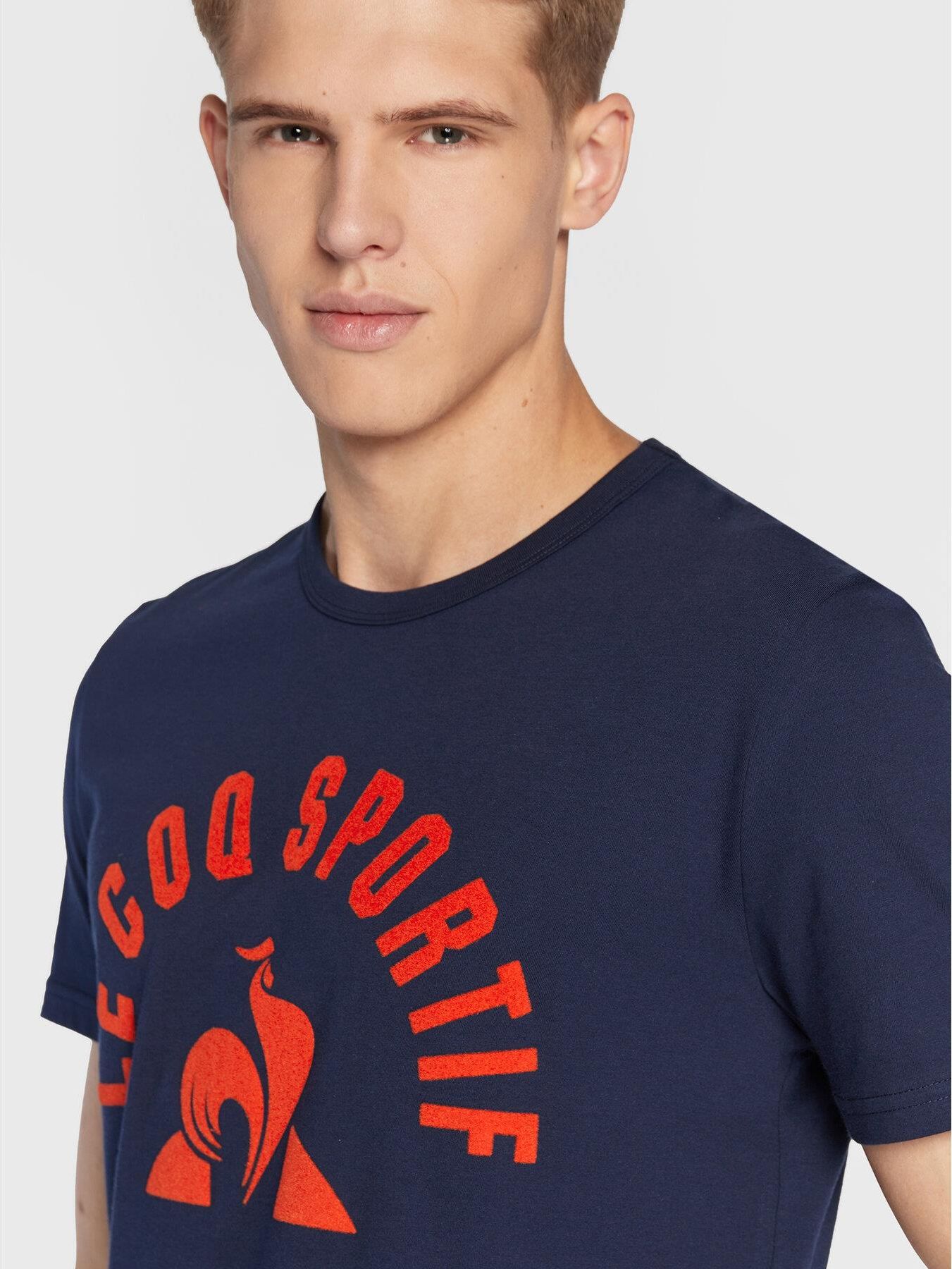 Le Coq Sportif - Tee Shirt 2410202 Bleu Blanc