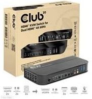 Club 3D - SWITCH, HDMI KVM SWITCH DUAL (0000036353)