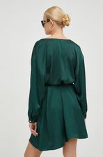 American Vintage sukienka kolor zielony mini prosta - Ceny i opinie -  