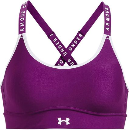Under Armour Infinity Mid Covered Sport Bra Women Fioletowy