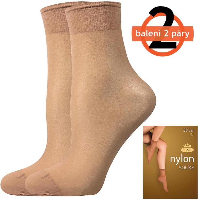 Lady B Nylon 20 Den Skarpety Nylonowe - 2 Pary BM000000615800100207 ...