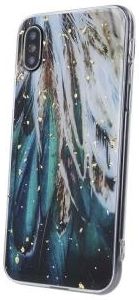 TelForceOne Nakładka Gold Glam do Samsung Galaxy A51 5G pióra (34183)