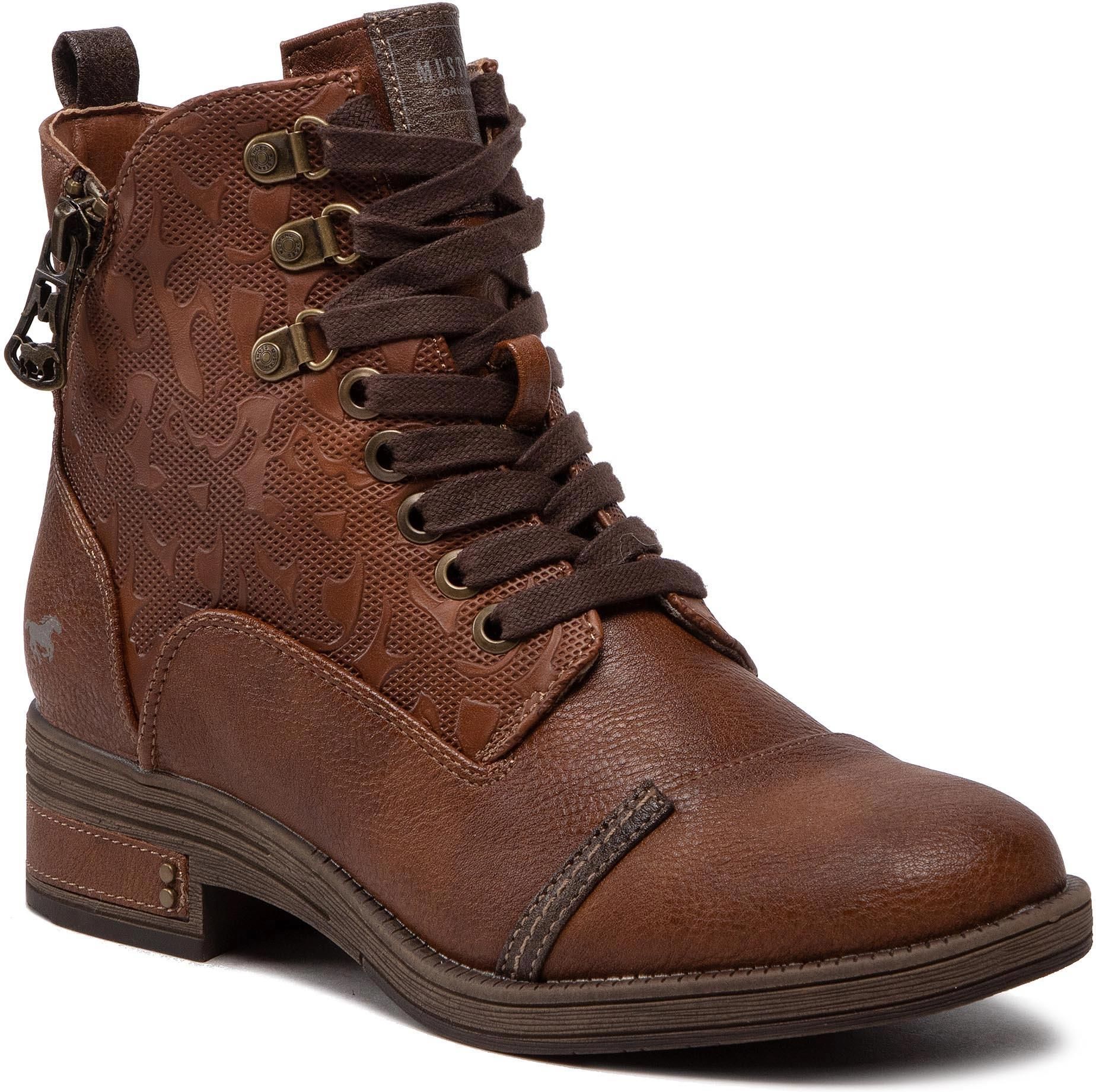 Mustang shoes Stivaletti con lacci 15M0062001 donna marrone