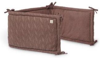 Jollein Spring Knit 180 X 35 Cm Bed Surround / Playpen Border Chestnut
