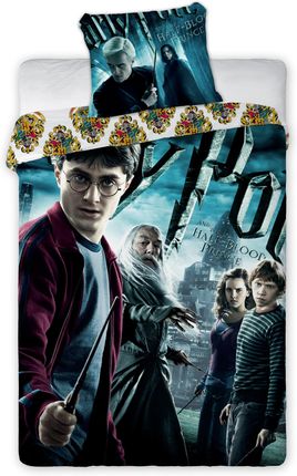 Pościel Młodzieżowa Harry Potter 001 140X200Cm + Poduszka 70X90Cm