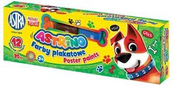 Zdjęcie Farby Plakatowe Astrino 12 Kolorów 20Ml - Zagórz