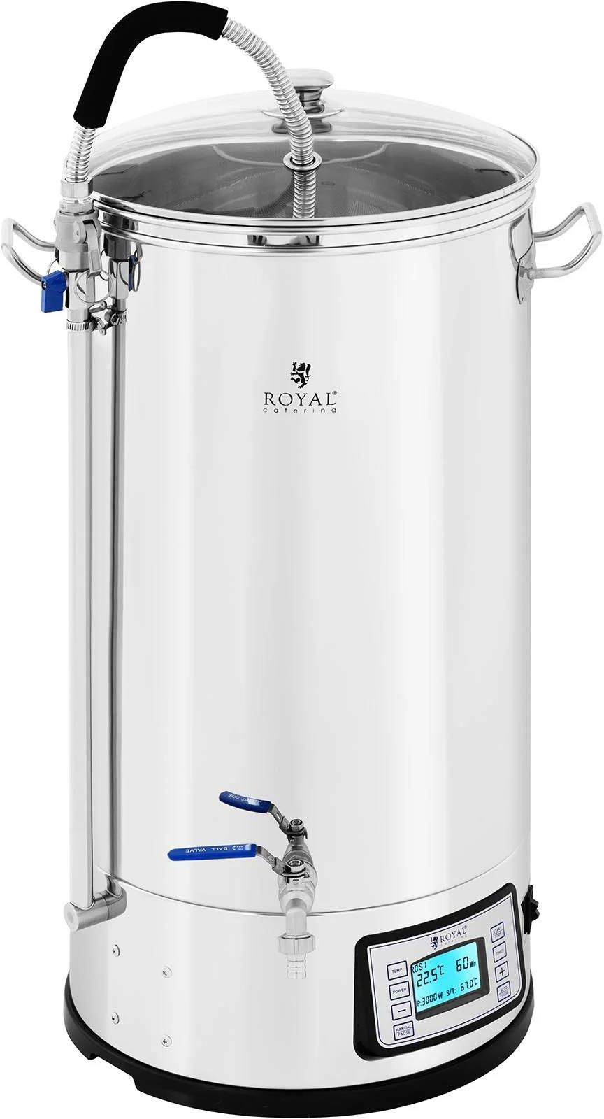 Produkt z outletu Royal Catering Kocioł warzelny 50L 3000 W 25 100C stal nierdzewna