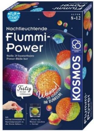 Kosmos Spiele Fun Science Nachtleuchtende Flummi-Power (Experimentierkasten) (wersja niemiecka)