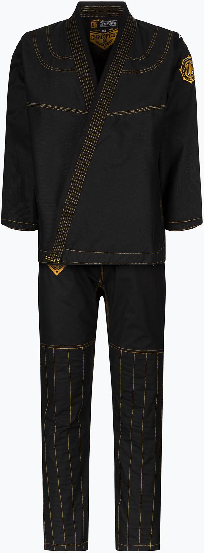 Ground Game Gi Do Brazylijskiego JiuJitsu Męskie Champion 2.0 Czarne
