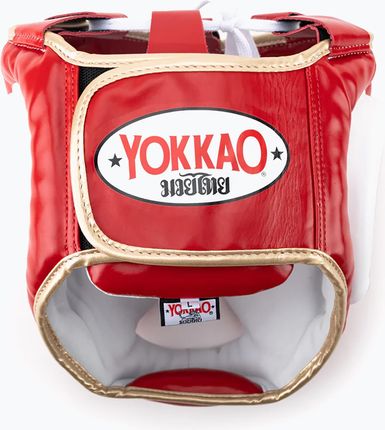 Yokkao Kask Do Sportów Walki Training Headguard Czerwony Hygl 1 2