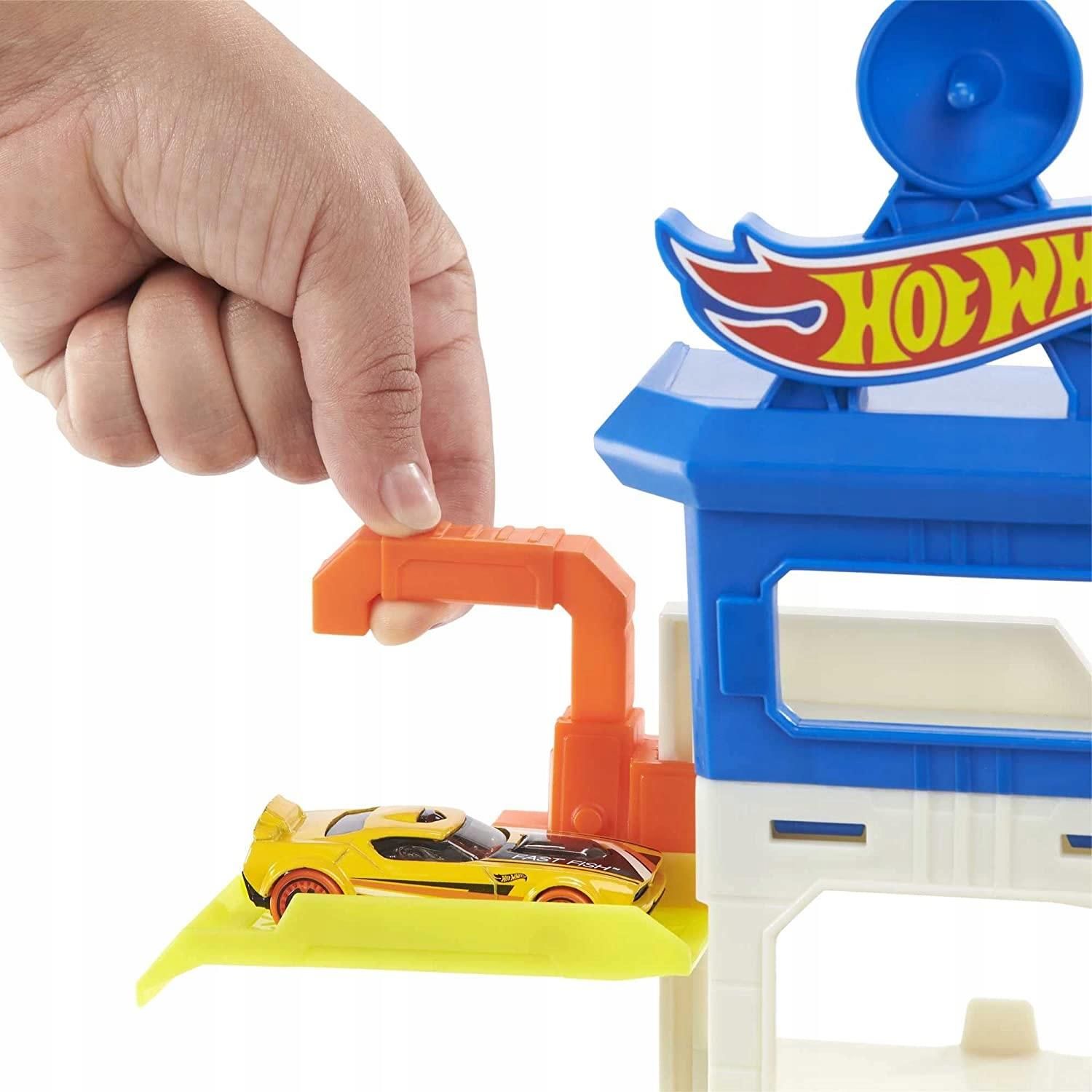 Hot Wheels City Miejski port - Atak rekina Zestaw HDP06 - zdjęcie 3 Hot Wheels City Miejski port - Atak rekina Zestaw HDP06