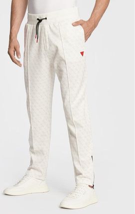 Guess Spodnie dresowe Korbin Z2BB05 FL04Q Biały Regular Fit