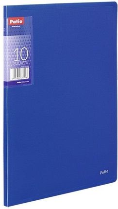 Patio Teczka Clear Book, 10 Koszulek Niebieska (1131/N/08)