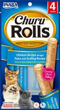 Inaba Cat Churu Rolls Tuńczyk Z Przegrzebkami 3X(4X10G)