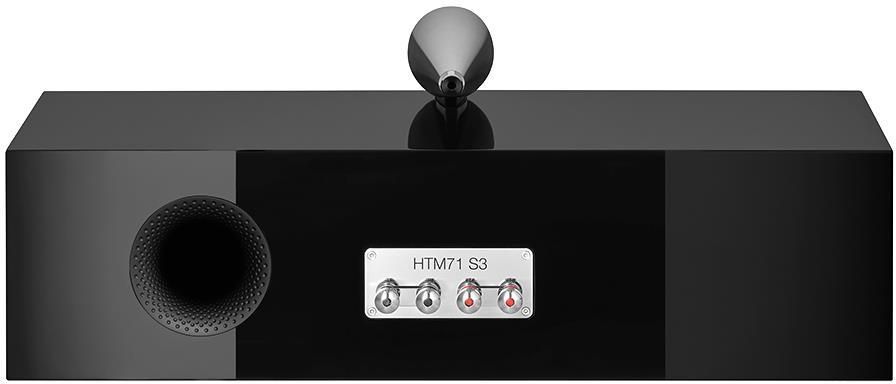 фото Акустична система центрального каналу Bowers & Wilkins HTM71 S3 Gloss Black