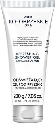 Odświeżąjący żel pod prysznic - pielęgnacja męskiej skóry - Kołobrzeskie SPA