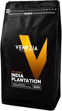 Venezia Coffee Ziarnista Venezia India Plantation Świeżo Palona 500g