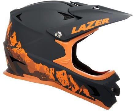 Lazer Phoenix+ Full Face Czarny Pomarańczowy