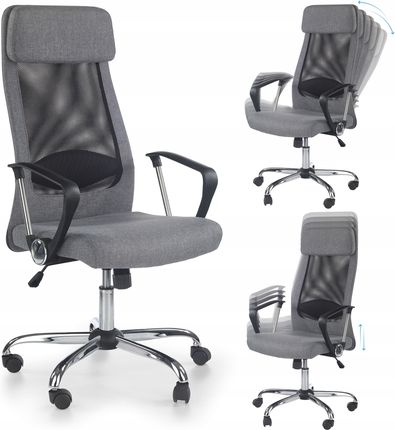 Krzesło Biurkowe Fotel Obrotowy Zoom Szary