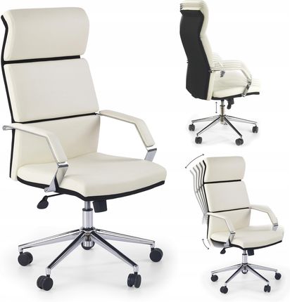 Fotel Obrotowy Krzesło Biały Costa Halmar