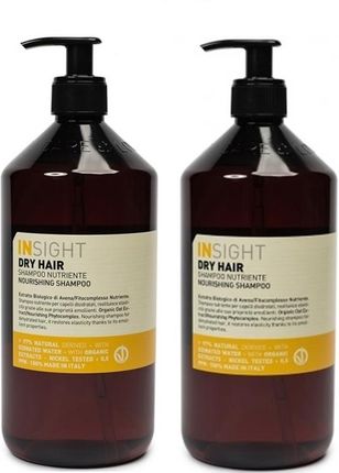 Insight Dry Hair Zestaw Nawilżający: Szampon 900Ml + Odżywka 900Ml