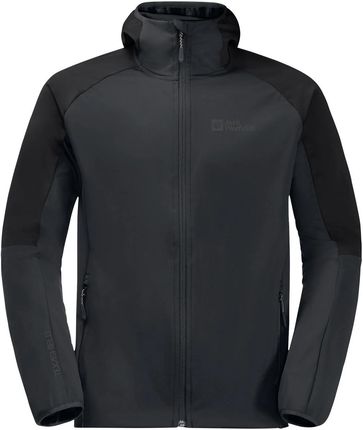 Jack Wolfskin Męski Softshell Feldberg Hoody M 13069226350 Szary 13069226350