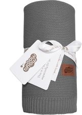 Zdjęcie Ciemny Szary Bambusowy Koc Dziecięcy 80X100 Maya Moo - Serock