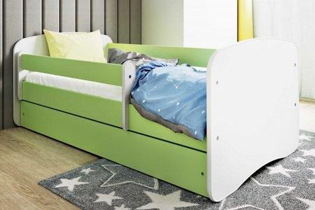 Łóżko 160X80Cm Babydreams Kolor Biało Zielony
