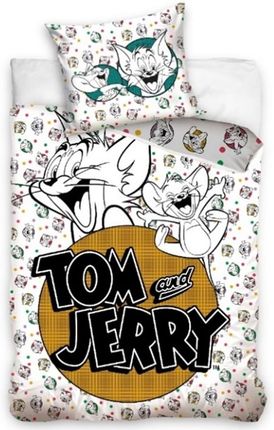 Pościel Bawełniana Dla Dzieci 160X200 Tom & Jerry 212104