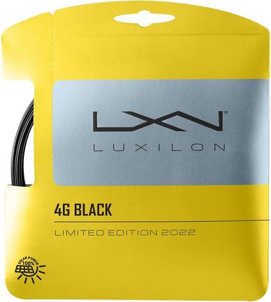 Luxilon Naciąg Tenis 4G 1,25 12,2m Black