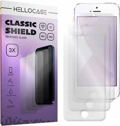 3x Szkło Na Ekran Do Iphone 5 / 5S / SE1 Hellocase (0cf67f43-6785-45bf-91c4-60e2cdd009ed)