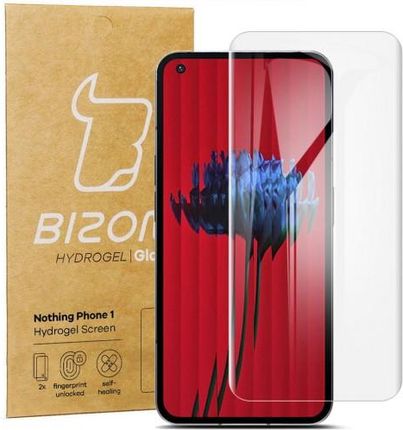 Folia hydrożelowa na ekran Bizon Glass Hydrogel dla Nothing Phone 1, 2 sztuki (42859)