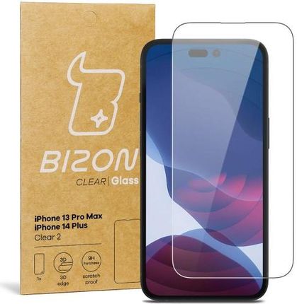 Szkło hartowane Bizon Glass Clear 2 do iPhone 14 Max / iPhone 13 Pro Max (43005)
