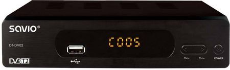 Savio Dekoder TV Naziemnej DVB-T2 H.265 HEVC (DT-DV02)