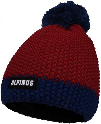 Czapka z merino Alpinus Mutenia Hat czerwono-granatowy