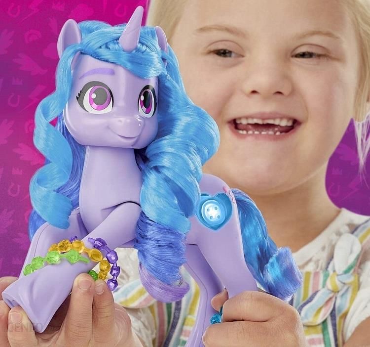  My Little Pony Sing and Glow Izzy, 13-Inch Lights and Sounds,  Musical Plush, Sings, Stuffed Animal, Horse, Kids Toys for Ages 3 Up by  Just Play : Toys & Games