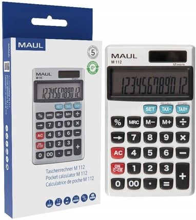 Maul Kalkulator Kieszonkowy M-112 Srebrny (7262295ML)