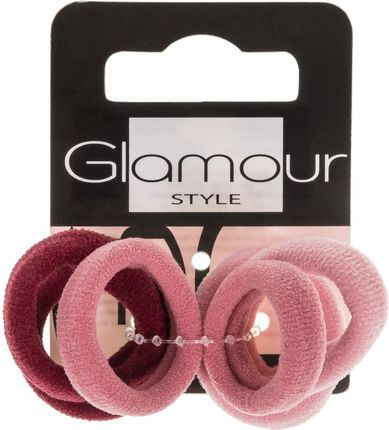 Life Glamour Frotki Róż Mix Małe 6 Szt Gumka Do Włosów
