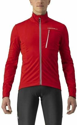 Castelli Go Jacket Red Silver Gray