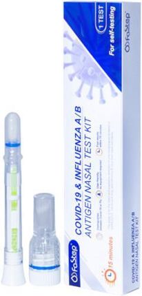 Assure Tech Test Covid 19 & Influenza A/B Antygen I Grypy Typu Zestaw Testowy Do Nosa 1Szt.