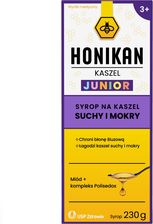 Zdjęcie Honikan Kaszel Junior Syrop Na Suchy I Mokry 230G - Szczecinek