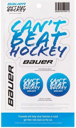 Bauer Naklejki Can'T Beat Hockey