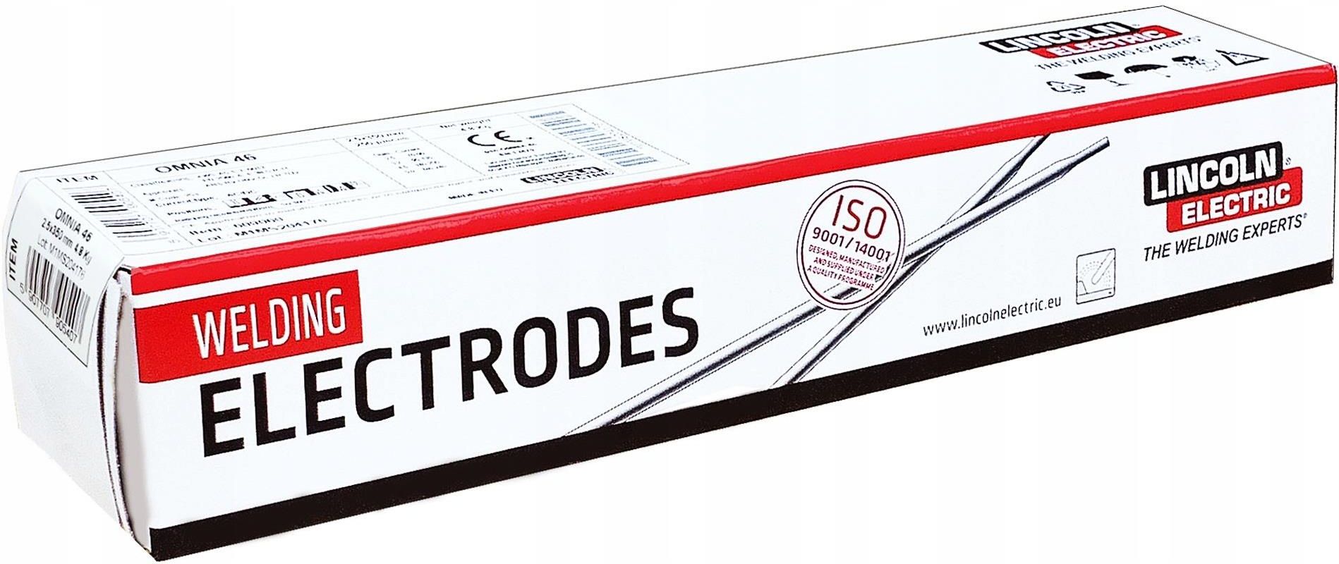 Lincoln Electric Elektrody Rutylowe Omnia 46 Ø2; 4,2Kg 609059 Opinie
