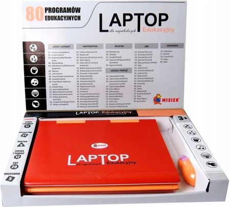 Laptop Edukacyjny 80 Programów Litery Matematyka G (DM459389G)